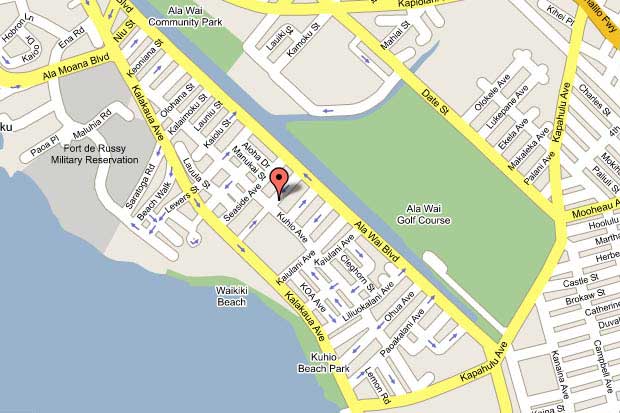 Cortesy of GoogleMap. Try it out it's fun and easy...